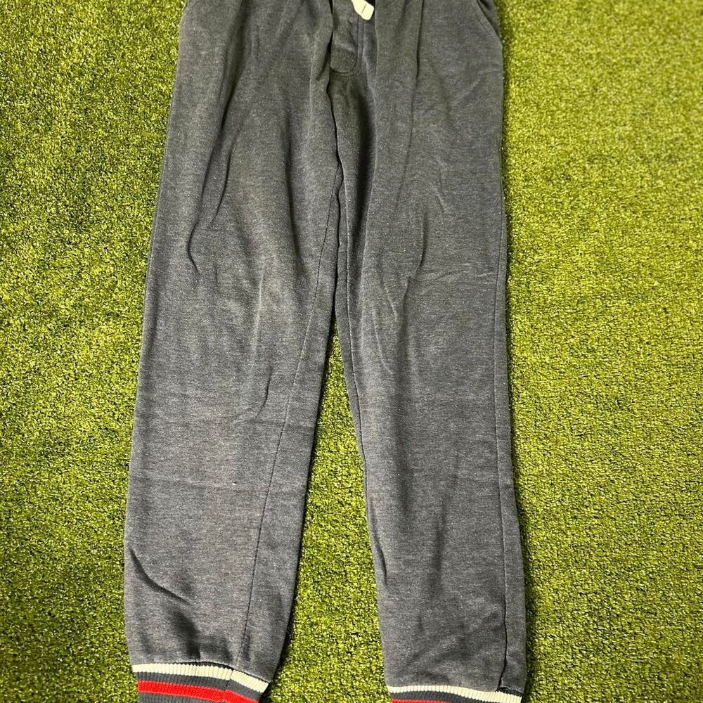 Fila Men's Grey and Navy Joggers-tracksuits